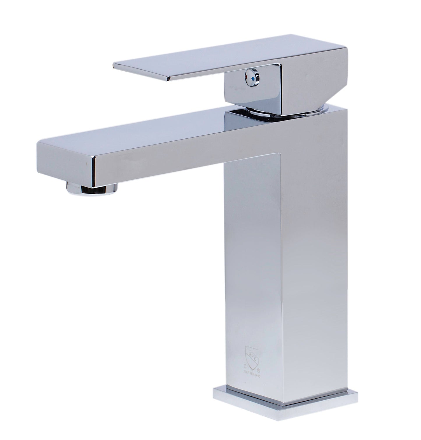 Single Lever Square Bathroom Faucet