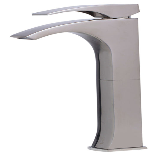 Single Lever Tall Modern Bathroom Faucet Polished/Brushed