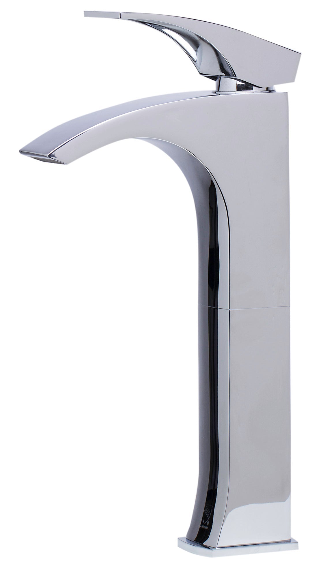 Single Lever Tall Modern Bathroom Faucet Polished/Brushed