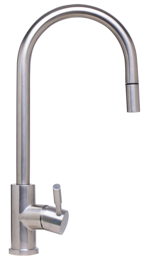 Single Hole Pull Down Stainless Steel Kitchen Faucet