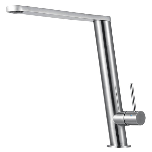 ALFI brand Fancy Round Modern Solid Stainless Steel Kitchen Faucet