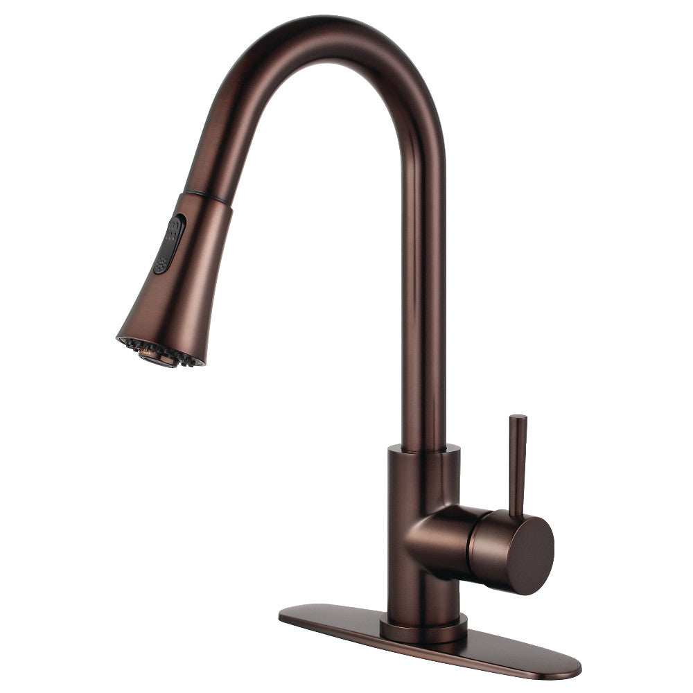 Gourmetier LS8728DL Concord Single-Handle Pull-Down Kitchen Faucet