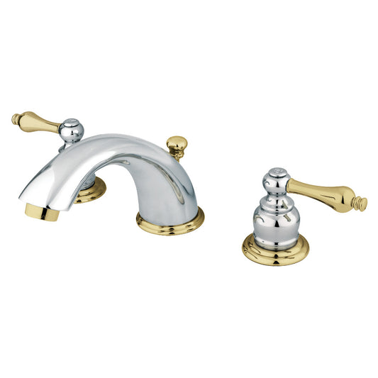 Kingston Brass KB974AL Victorian Widespread Bathroom Faucet/Polished Brass