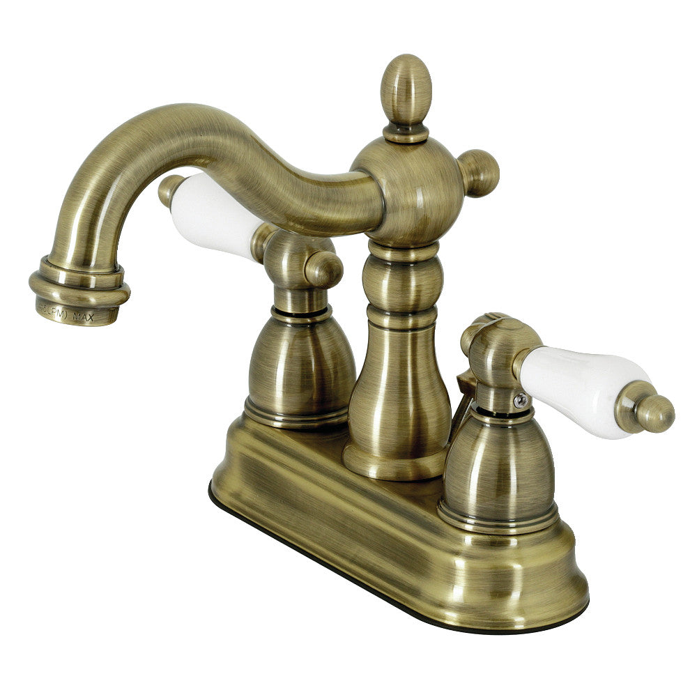 Kingston Brass KB1605PL Heritage 4 in. Centerset Bathroom Faucet