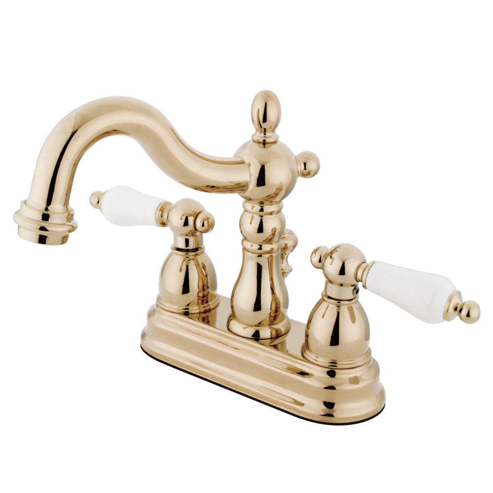 Kingston Brass KB1605PL Heritage 4 in. Centerset Bathroom Faucet