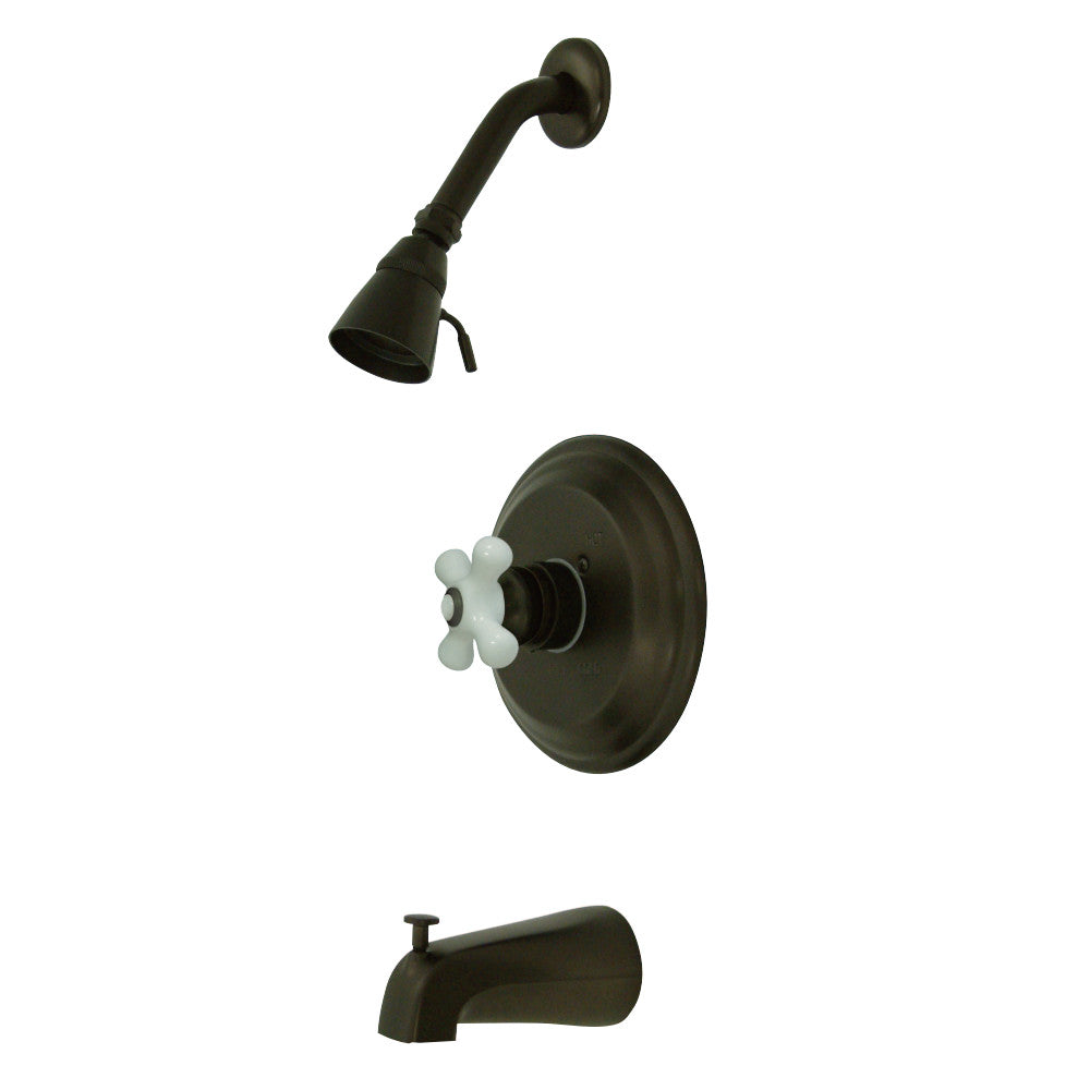 Kingston Brass KB3630PX Restoration Tub and Shower Faucet