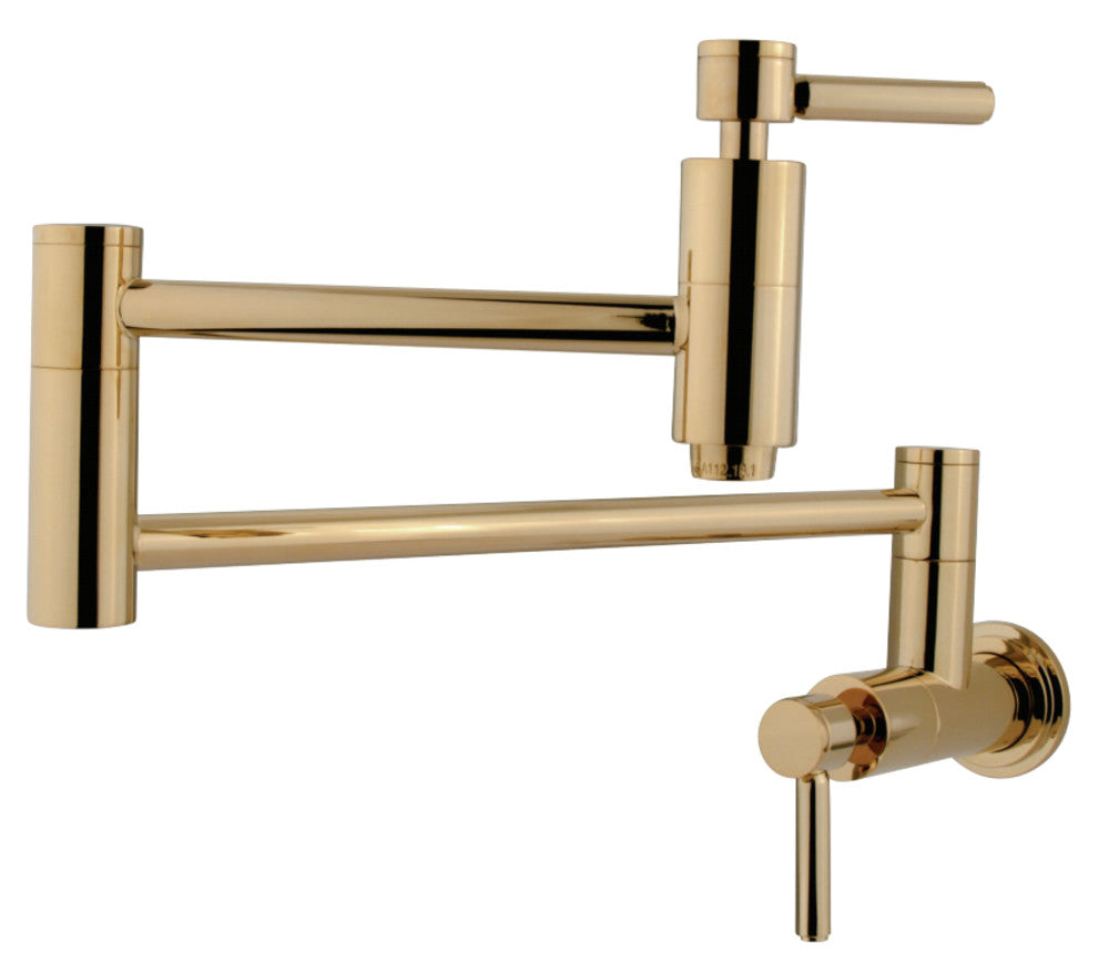 Kingston Brass KS8107DL Concord Wall Mount Pot Filler Kitchen Faucet