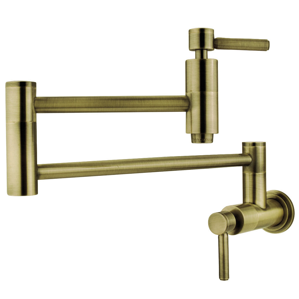 Kingston Brass KS8107DL Concord Wall Mount Pot Filler Kitchen Faucet