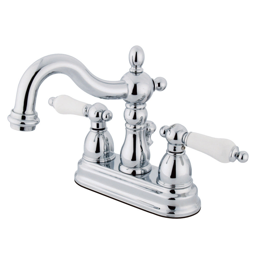 Kingston Brass KB1605PL Heritage 4 in. Centerset Bathroom Faucet