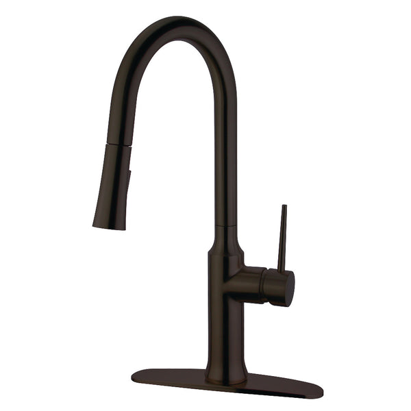 Gourmetier LS2725NYL Single-Handle Pull-Down Kitchen Faucet