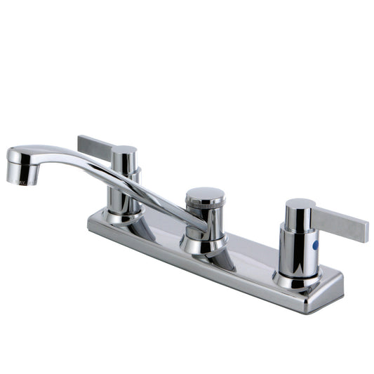 Kingston Brass FB2121NDL NuvoFusion 2-Handle 8" Centerset Kitchen Faucet