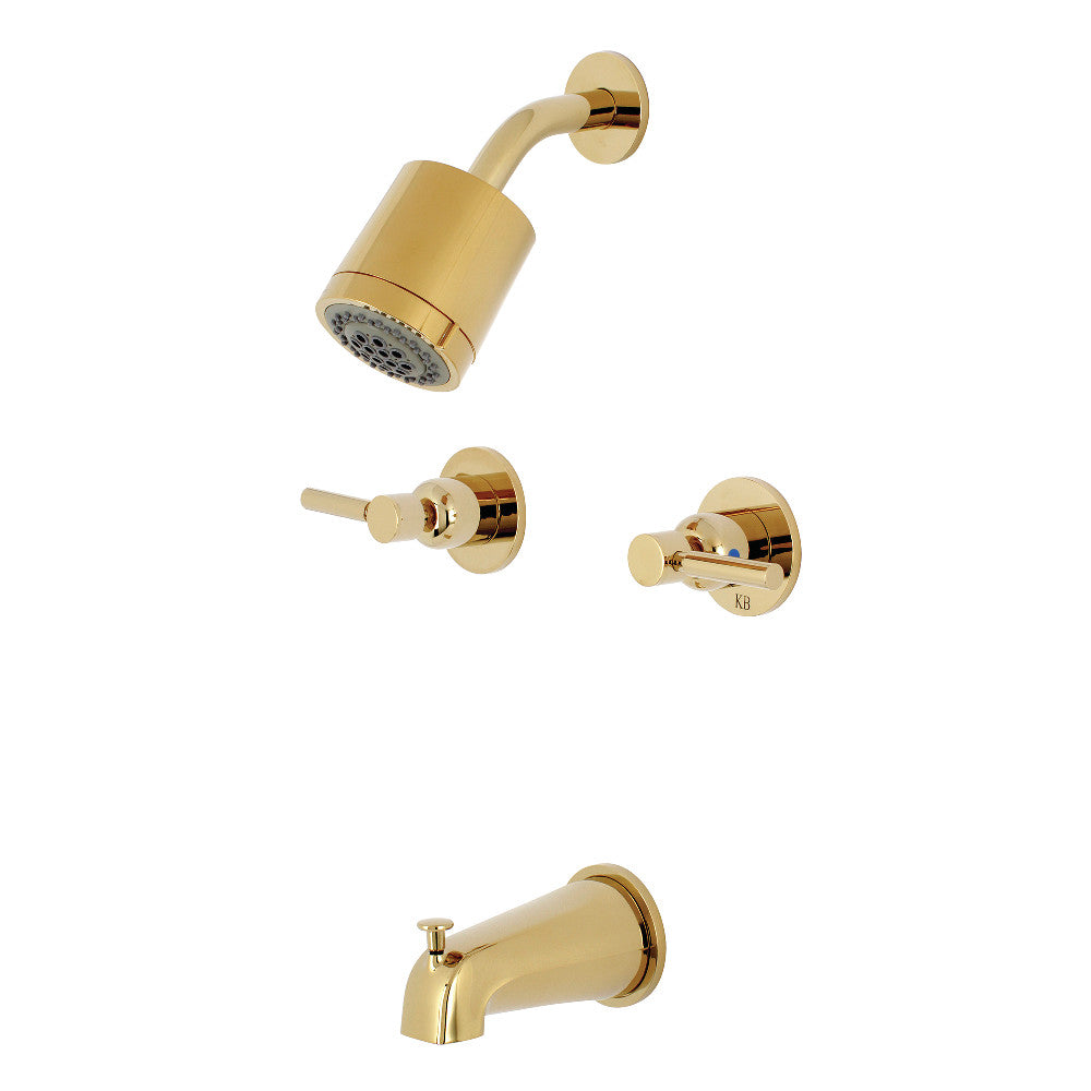 Kingston Brass KBX8148DL Concord Two-Handle Tub and Shower Faucet