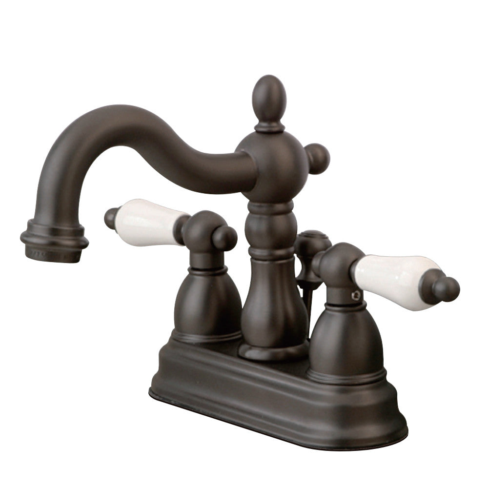 Kingston Brass KB1605PL Heritage 4 in. Centerset Bathroom Faucet