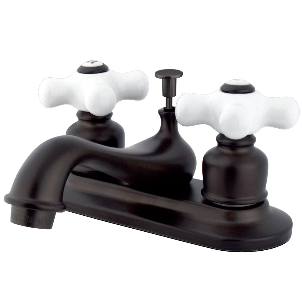 Kingston Brass KB601PX Restoration 4 in. Centerset Bathroom Faucet