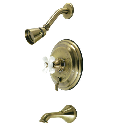 Kingston Brass KB36330PX Restoration Tub and Shower Faucet