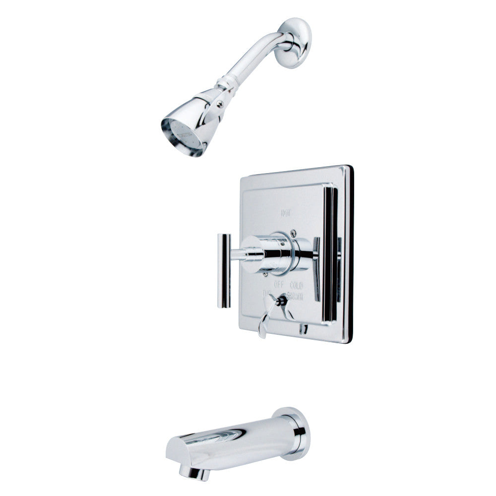 Kingston Brass KB86520CML Manhattan Single-Handle Tub and Shower Faucet