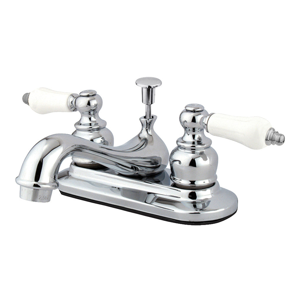 Kingston Brass KB601PL Restoration 4 in. Centerset Bathroom Faucet