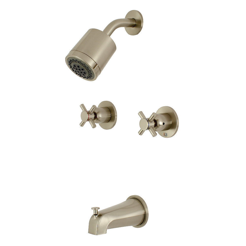 Kingston Brass KBX8142DX Concord Two-Handle Tub and Shower Faucet