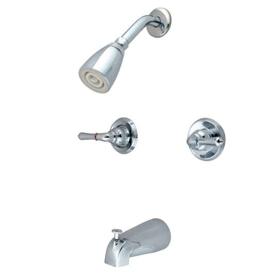 Kingston Brass KB241 Magellan Two-Handle Tub and Shower Faucet